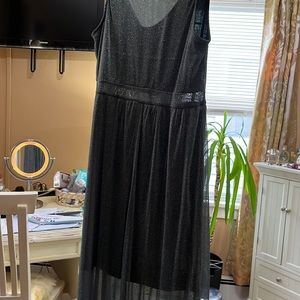 Sparkly fabric sz large worn once SUPERFOX midi cocktail dress